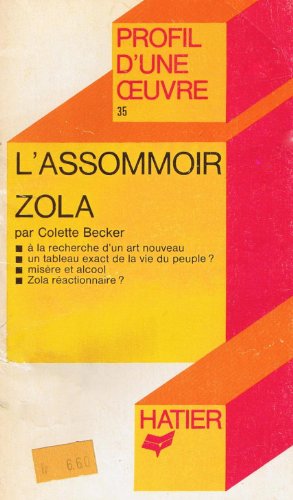 "L'ASSOMMOIR", ZOLA