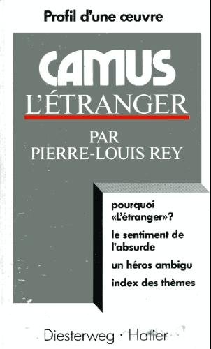 CAMUS, " L'ÉTRANGER "